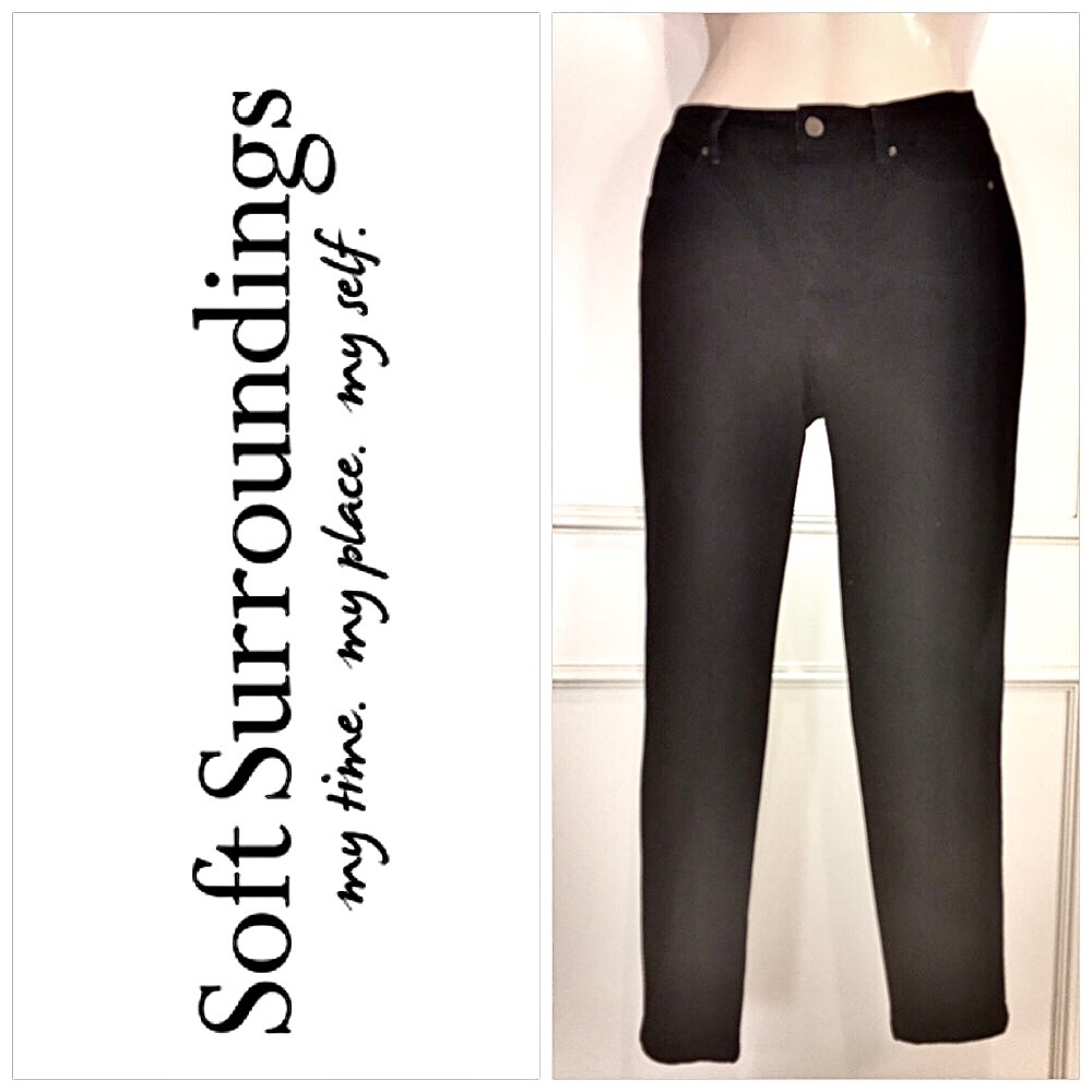 SOFT SURROUNDINGS black jeggings Triple S